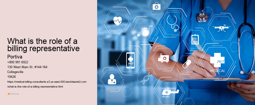 What is the role of a billing representative